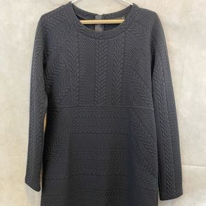 Prana | knit inspired long sleeve a-line dress size medium